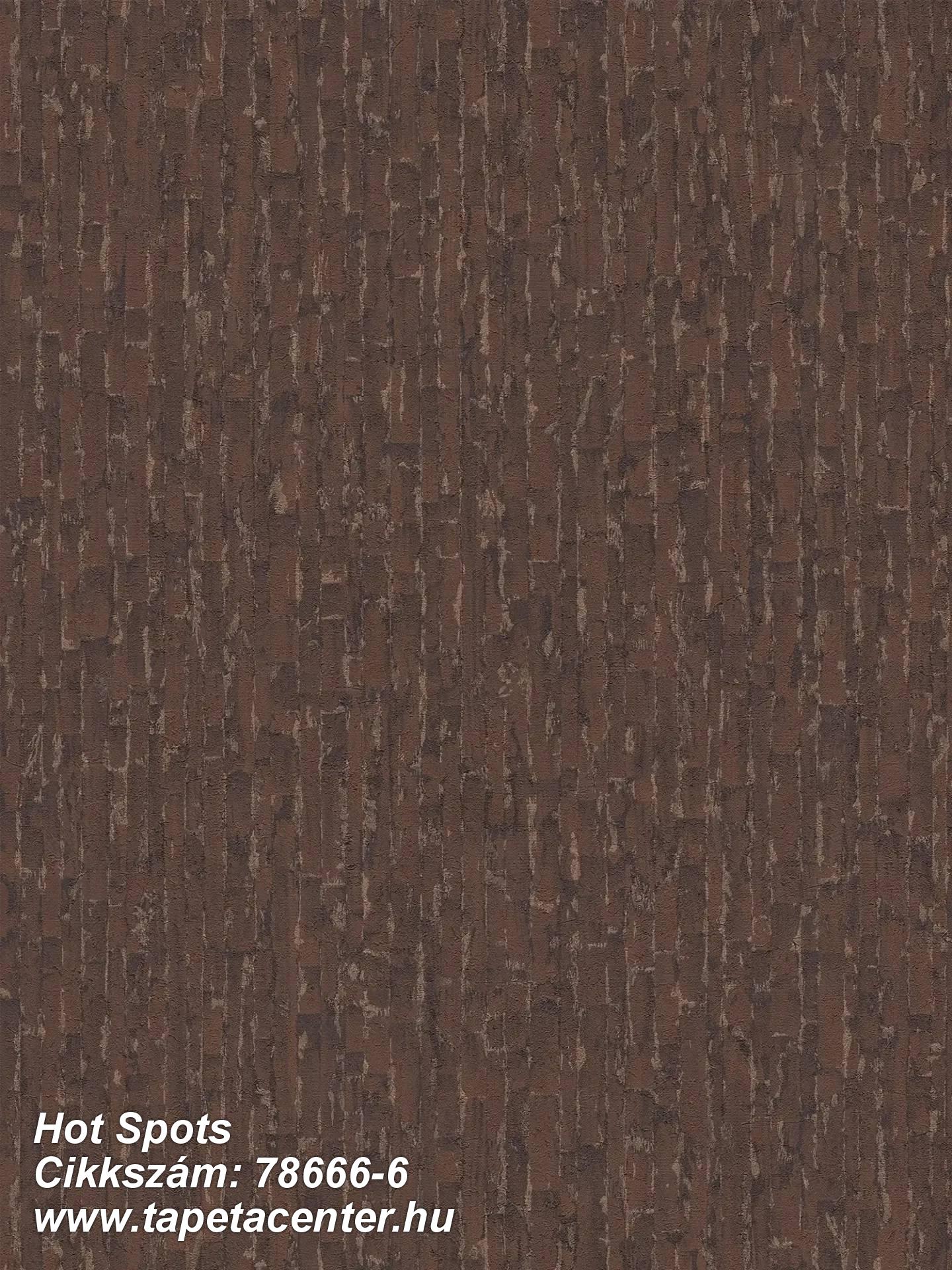 Kőhatású-kőmintás,barna,illesztés mentes,súrolható,vlies tapéta 